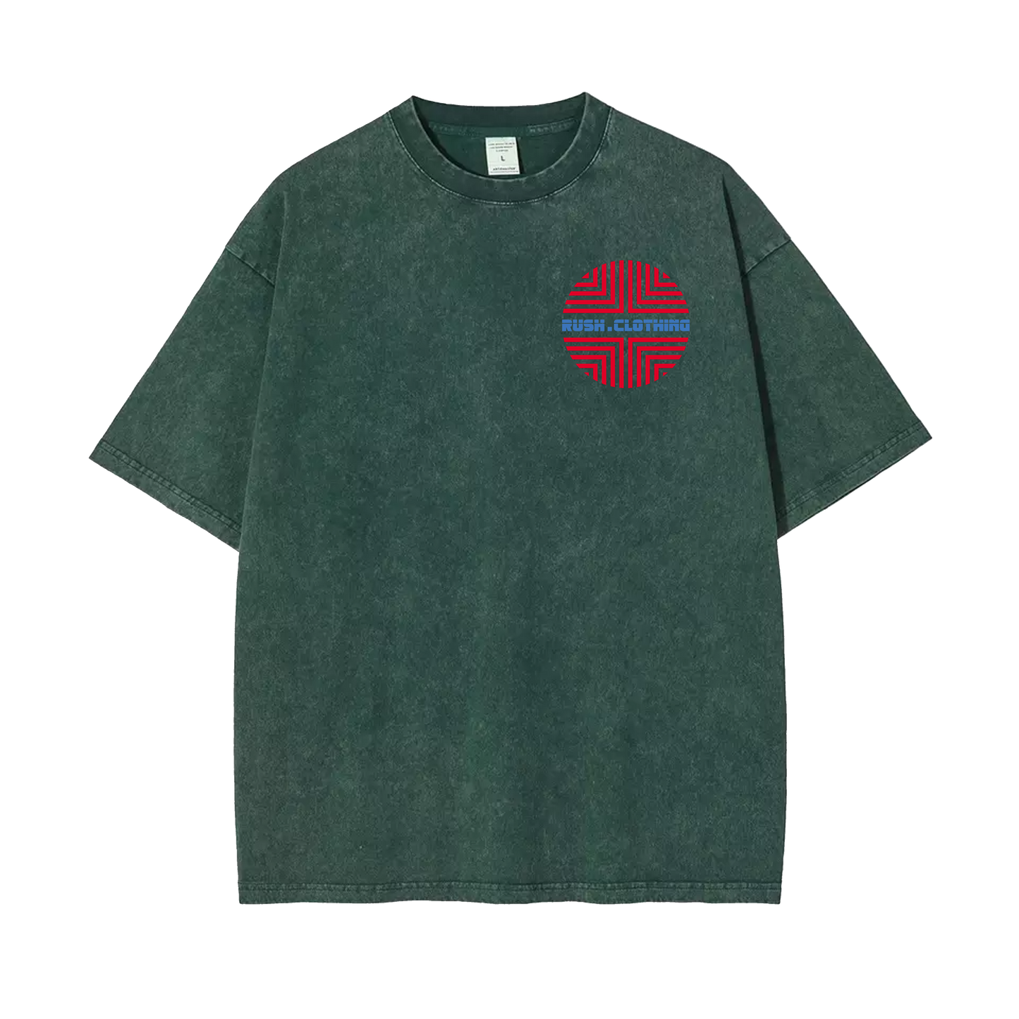 "Tez" Colored Acidwash Tee