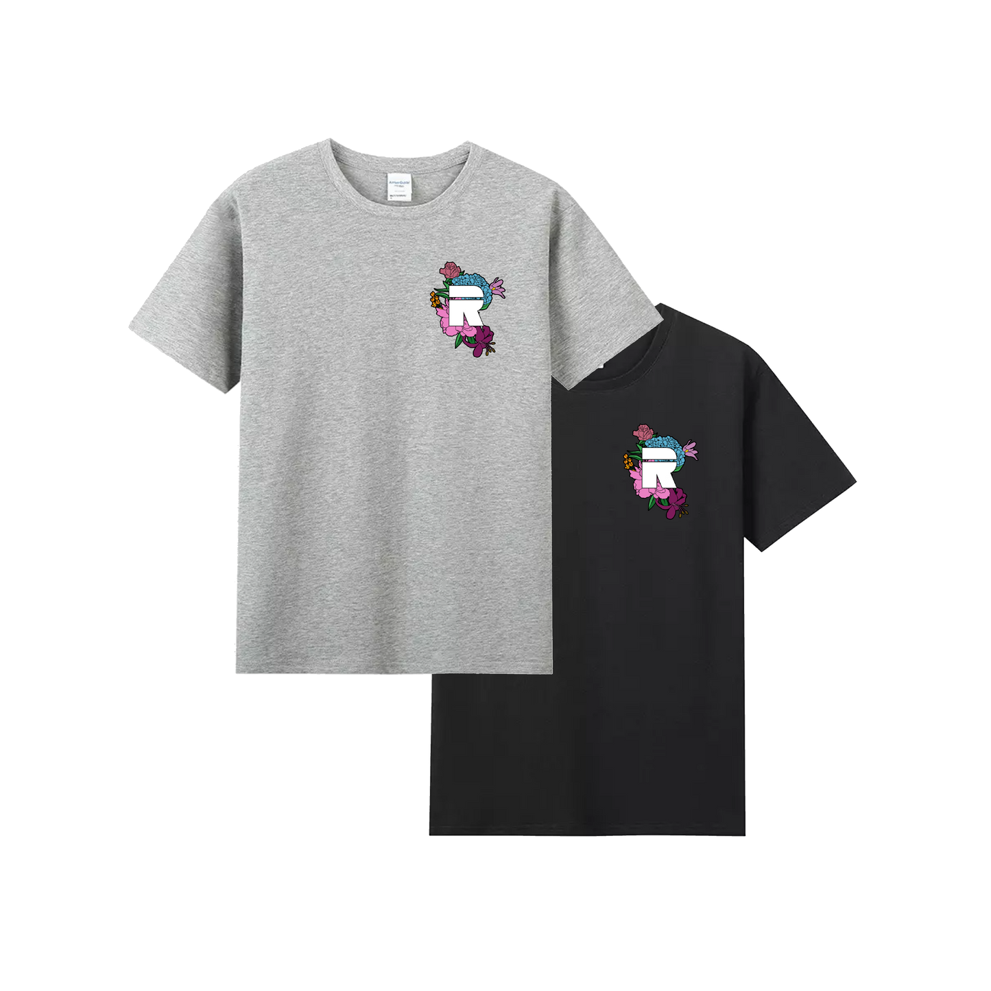 "Flower" Front Logo Tee