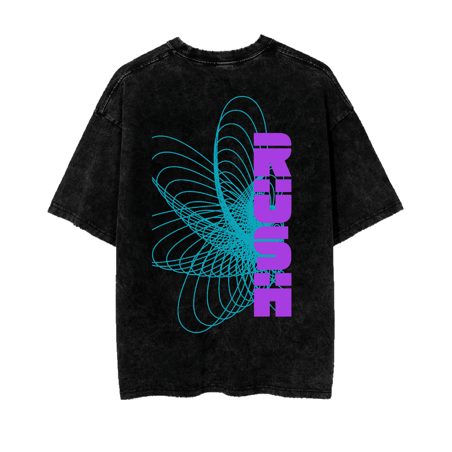 "Neon" Acidwash Tee